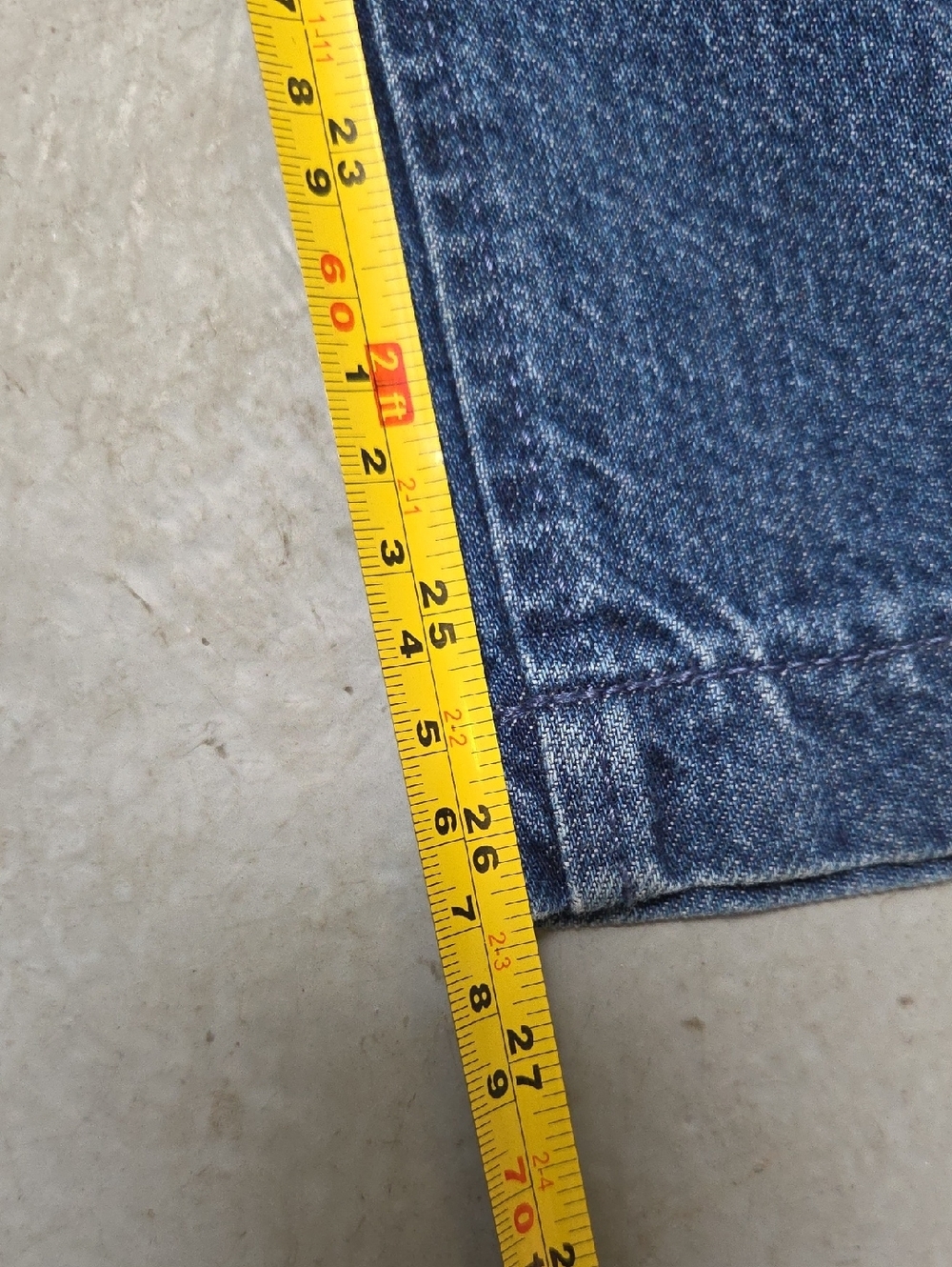 Gap 365 High Rise Wide Leg Denim Blue Jeans Sz 8 100% Cotton Zipper - Picture 6 of 11